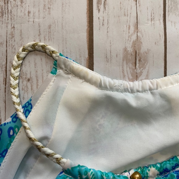 Lilly Pulitzer for Target Sea Urchin Starfish Blue Halter Top XS - Picture 6 of 6